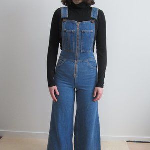 Ziggy 70s crop flare overalls